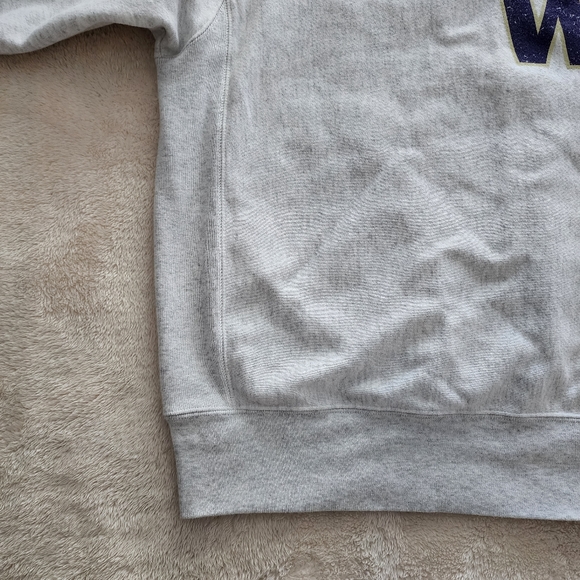 Champion Arch Over Logo Reverse Weave Washington Huskies Sweatshirt, Men's 2XL - Picture 2 of 10